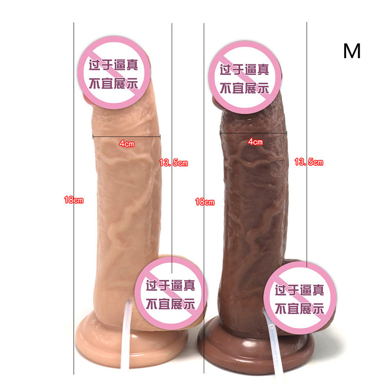 SLaura-Gode éjaculant réaliste pour femme, ventouse de bain, gode souple, masseur de vagin anal et de point G, jeu de prostate, éducatif