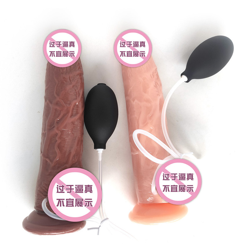SLaura-Gode éjaculant réaliste pour femme, ventouse de bain, gode souple, masseur de vagin anal et de point G, jeu de prostate, éducatif