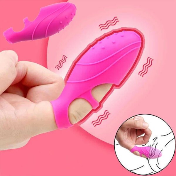 Vibromasseur gode point G pour hommes et femmes, ensemble de doigts, jouets sexuels pour adultes, Bsie m, continents du pénis, Edulation du clitoris anal, Mastyellate, Sex Shop – Image 2