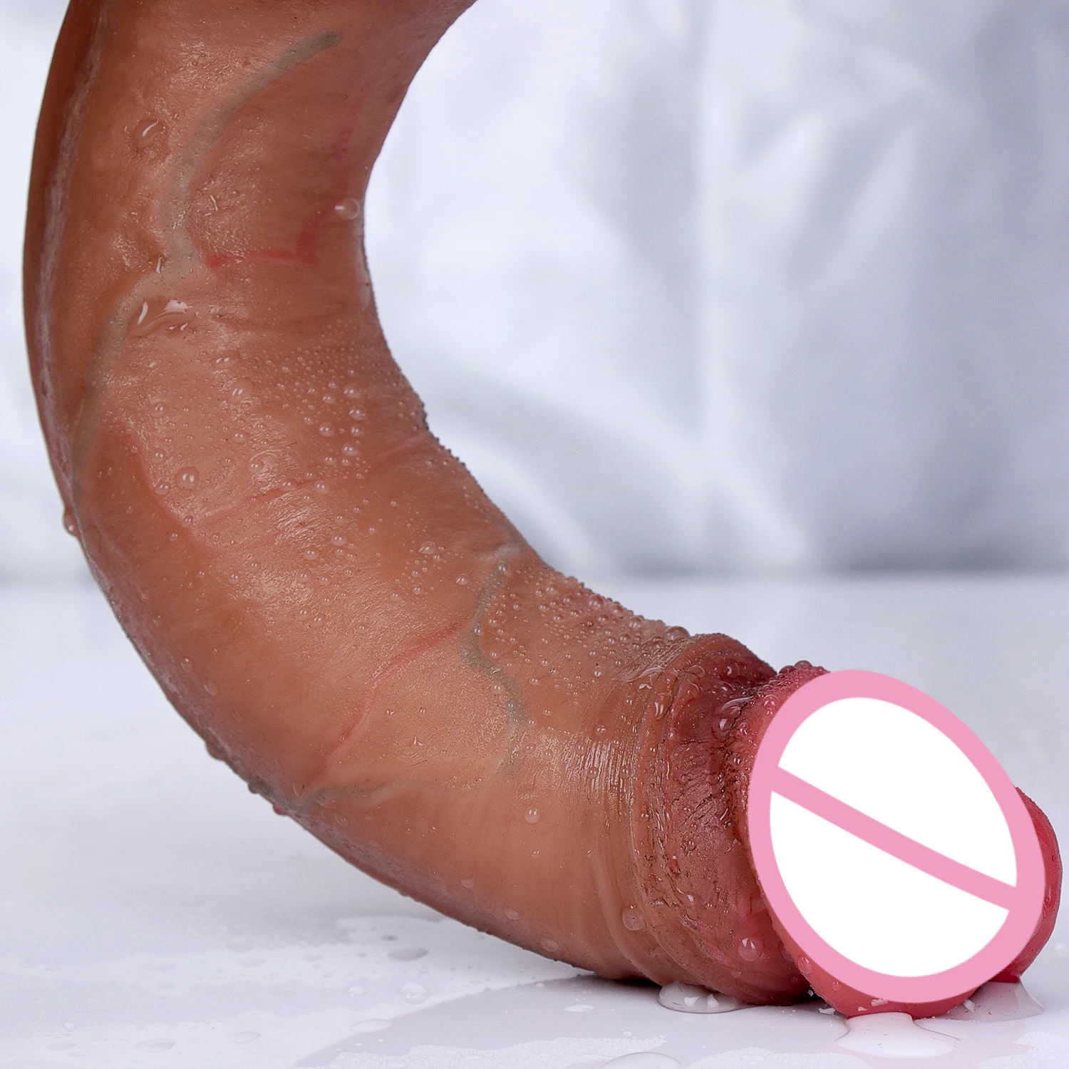 Super Réaliste Peau Silicone Gros Gode Vraies Veines Ventouse Sex shop Cock Mâle DoubleRubber Pénis Artificiel Dick Étanche Sex Toys pour Femmes Homme
