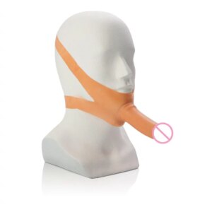 Faux gode en silicone avec sangle réaliste pour couple, point sensible, extension de pénis anal, jouet sexuel masculin lesbien gay pour femme
