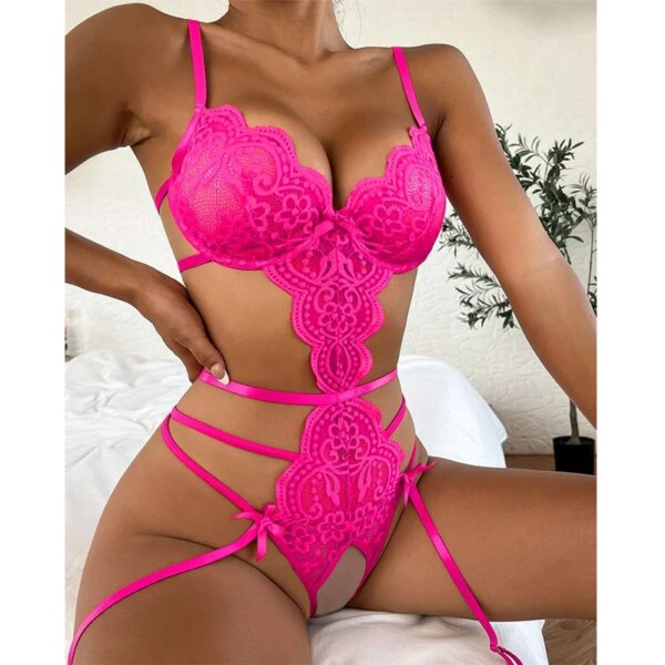 Costume sexy une pièce pour femme, costume de batterie, soutien-gorge ouvert, sous-vêtements sans entrejambe, nounours, vêtements de nuit, poupée sexuelle, 7.0 – Image 6