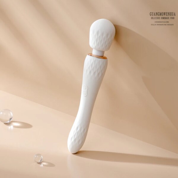 Vibromasseur à double tête pour femme, jouets sexy, masseur AV Magic Wand, gros vibromasseur, jouets sexuels orgasmiques pour adultes de 18 ans et plus