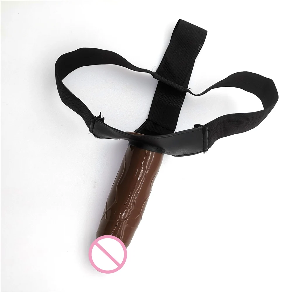 Culotte gode à sangle pour hommes et femmes, pénis creux portable, manches allongées, ceinture SFP, jouets sexuels pour gay