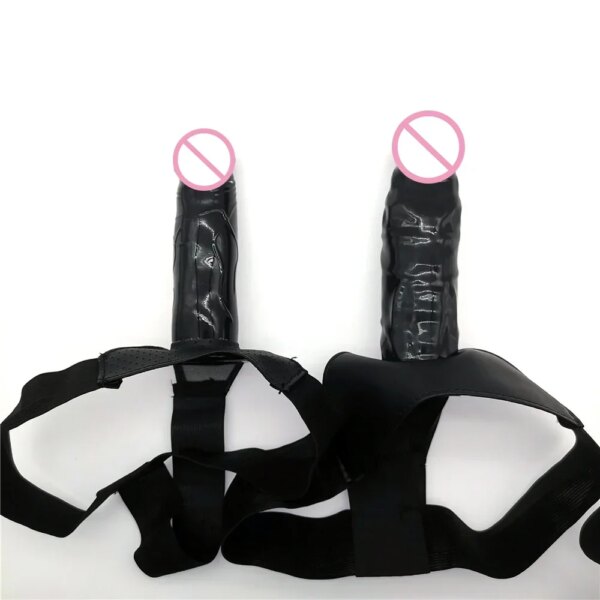 Culotte gode à sangle pour hommes et femmes, pénis creux portable, manches allongées, ceinture SFP, jouets sexuels pour gay – Image 3