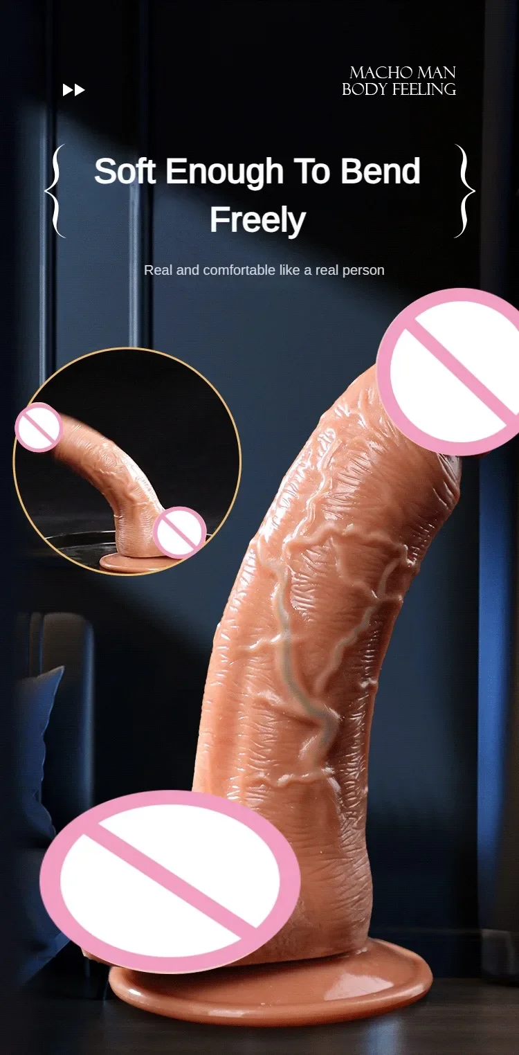 Jouets sexuels Big Dick pour femmes, gode de confort de dureté, jouet sexuel adulte, pénis TPE, gode réaliste éducatif pour femmes, 18 Jouets sexuels Big Dick pour femmes, gode de confort de dureté, jouet sexuel adulte, pénis TPE, gode réaliste éducatif pour femmes, 18