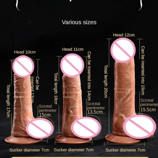 Jouets sexuels Big Dick pour femmes, gode de confort de dureté, jouet sexuel adulte, pénis TPE, gode réaliste éducatif pour femmes, 18 – Image 5