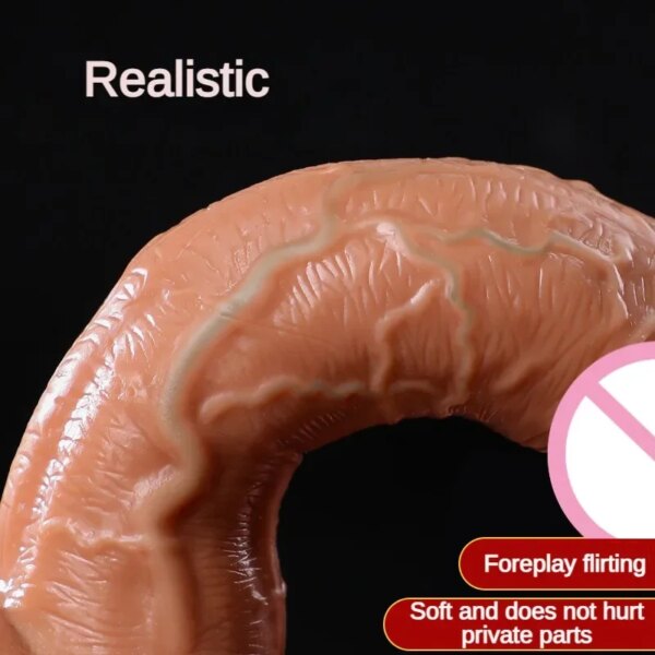 Jouets sexuels Big Dick pour femmes, gode de confort de dureté, jouet sexuel adulte, pénis TPE, gode réaliste éducatif pour femmes, 18 – Image 2