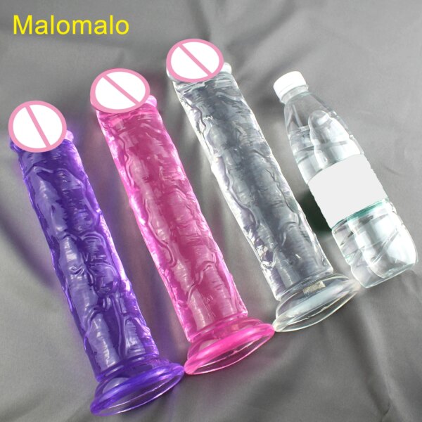 Gros gode en MSI réaliste pour femme, jouets sexuels anaux, clitoris doux gay, masturbateurs vaginaux, ventouse de pénis, bite, pas cher, 6, 7.0 – Image 2