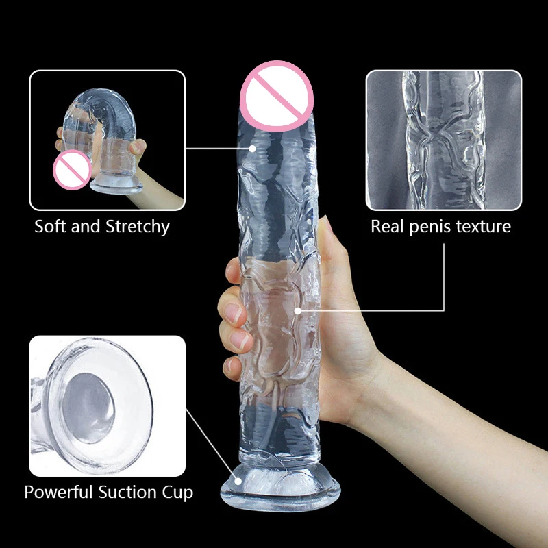 Gros gode en MSI réaliste pour femme, jouets sexuels anaux, clitoris doux gay, masturbateurs vaginaux, ventouse de pénis, bite, pas cher, 6, 7.0