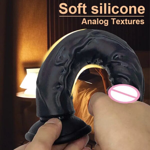 Gros gode transparent pour femme, ventouse, MSI, bite, jouets sexuels, clitori doux, masturbateur vaginal, pénis, 7.0 Anal, 5 couleurs, bon marché – Image 3
