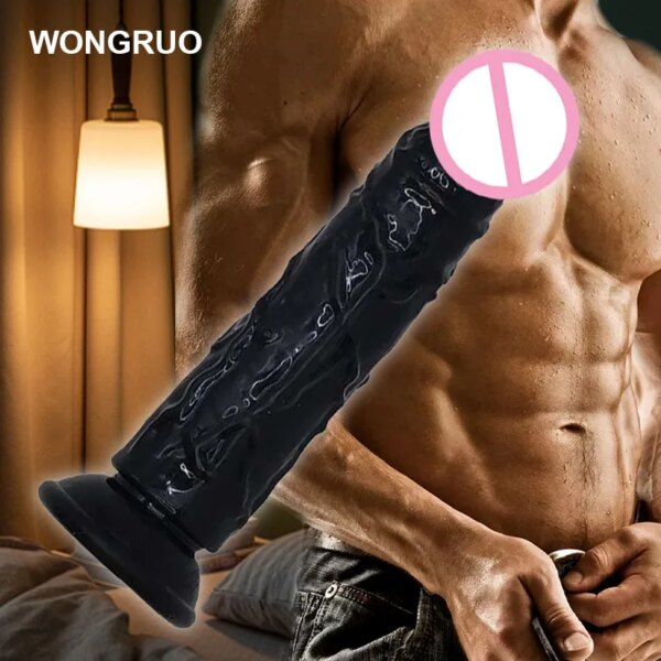 Gros gode transparent pour femme, ventouse, MSI, bite, jouets sexuels, clitori doux, masturbateur vaginal, pénis, 7.0 Anal, 5 couleurs, bon marché – Image 2