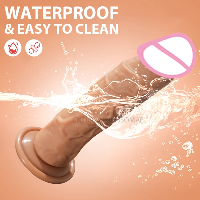 Gode Réaliste en Silicone pour Femme, Machine Sexuelle, Dick, Anal, Éthiculation Vaginale, Gros Pénis, Jouets Sexuels pour Adulte, Homme, 18