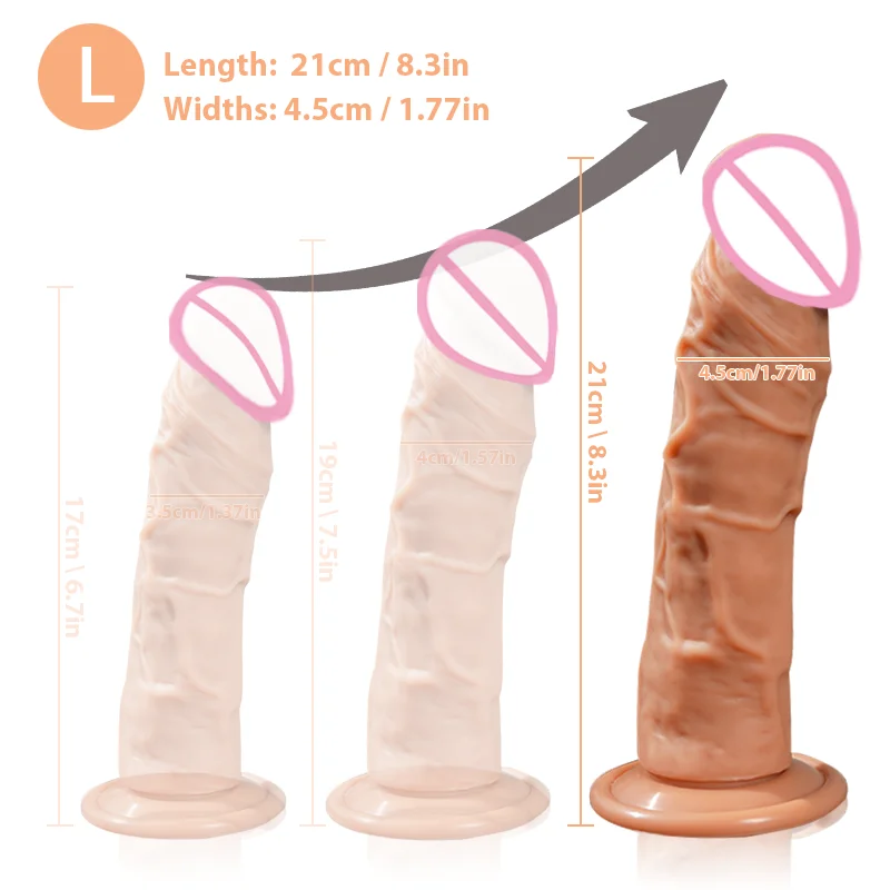 Gode Réaliste en Silicone pour Femme, Machine Sexuelle, Dick, Anal, Éthiculation Vaginale, Gros Pénis, Jouets Sexuels pour Adulte, Homme, 18