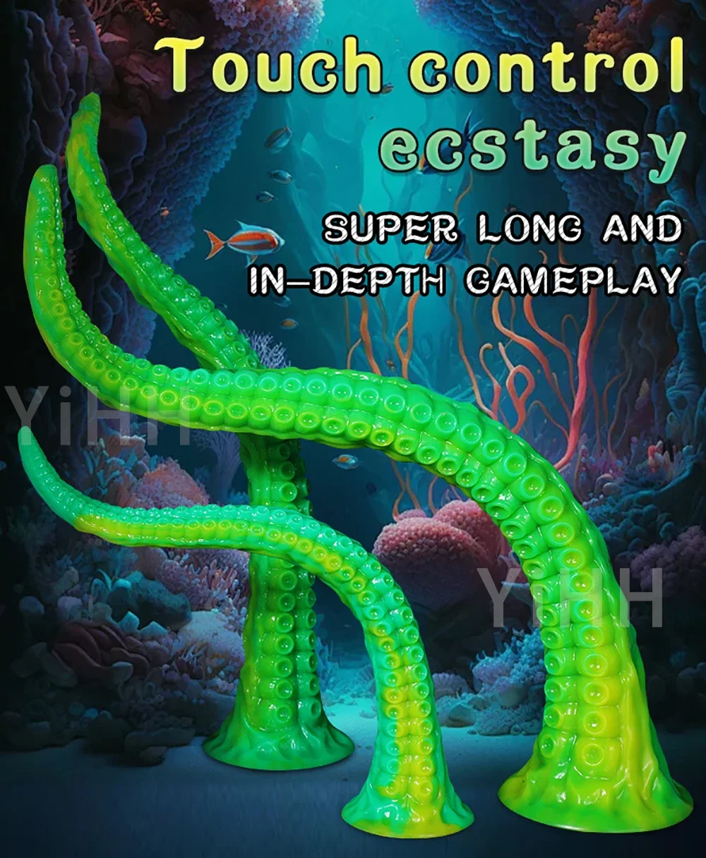 Plug anal long en silicone avec ventouse, gode tentacule, gros jouets sexuels anaux, massage vaginal progressif, pénis Plug anal long en silicone avec ventouse, gode tentacule, gros jouets sexuels anaux, massage vaginal progressif, pénis