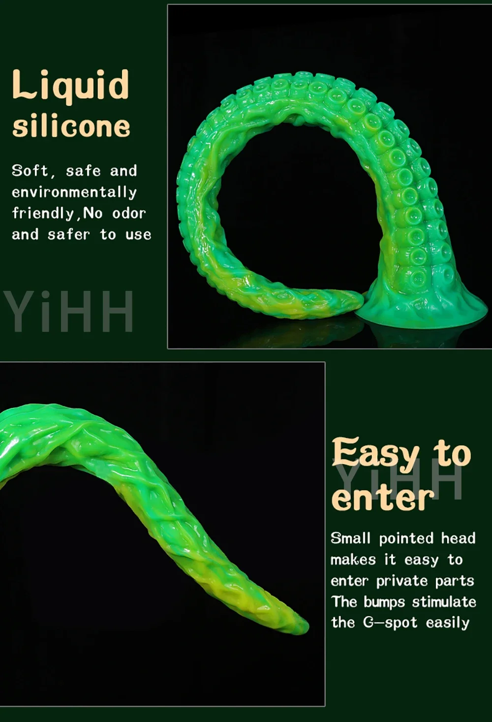 Plug anal long en silicone avec ventouse, gode tentacule, gros jouets sexuels anaux, massage vaginal progressif, pénis Plug anal long en silicone avec ventouse, gode tentacule, gros jouets sexuels anaux, massage vaginal progressif, pénis