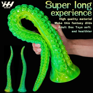 Plug anal long en silicone avec ventouse, gode tentacule, gros jouets sexuels anaux, massage vaginal progressif, pénis