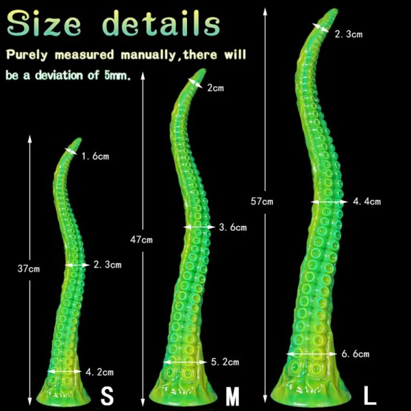Plug anal long en silicone avec ventouse, gode tentacule, gros jouets sexuels anaux, massage vaginal progressif, pénis – Image 3