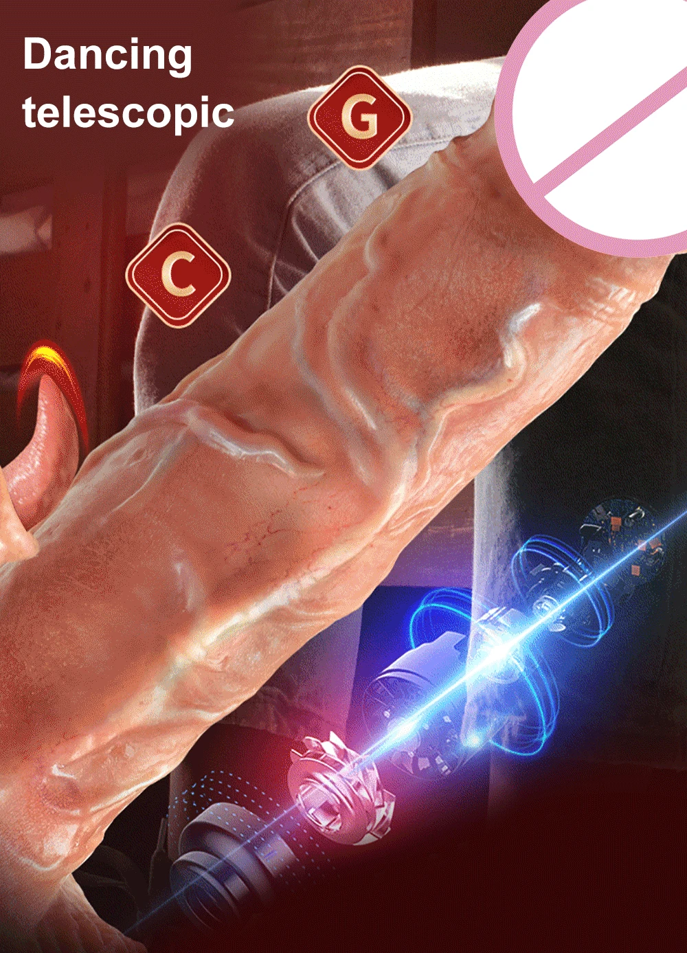 Vibromasseur télécommandé pour femme, gode réaliste télescopique, vibromasseur anal chauffant, machine à 7 vitesses, jouets sexuels Vibromasseur télécommandé pour femme, gode réaliste télescopique, vibromasseur anal chauffant, machine à 7 vitesses, jouets sexuels