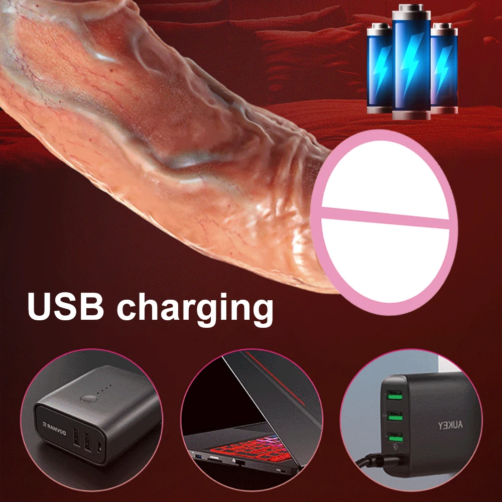 Vibromasseur télécommandé pour femme, gode réaliste télescopique, vibromasseur anal chauffant, machine à 7 vitesses, jouets sexuels Vibromasseur télécommandé pour femme, gode réaliste télescopique, vibromasseur anal chauffant, machine à 7 vitesses, jouets sexuels