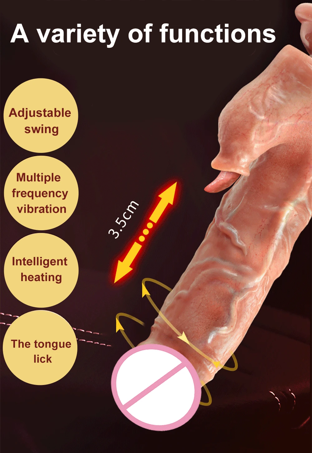 Vibromasseur télécommandé pour femme, gode réaliste télescopique, vibromasseur anal chauffant, machine à 7 vitesses, jouets sexuels Vibromasseur télécommandé pour femme, gode réaliste télescopique, vibromasseur anal chauffant, machine à 7 vitesses, jouets sexuels