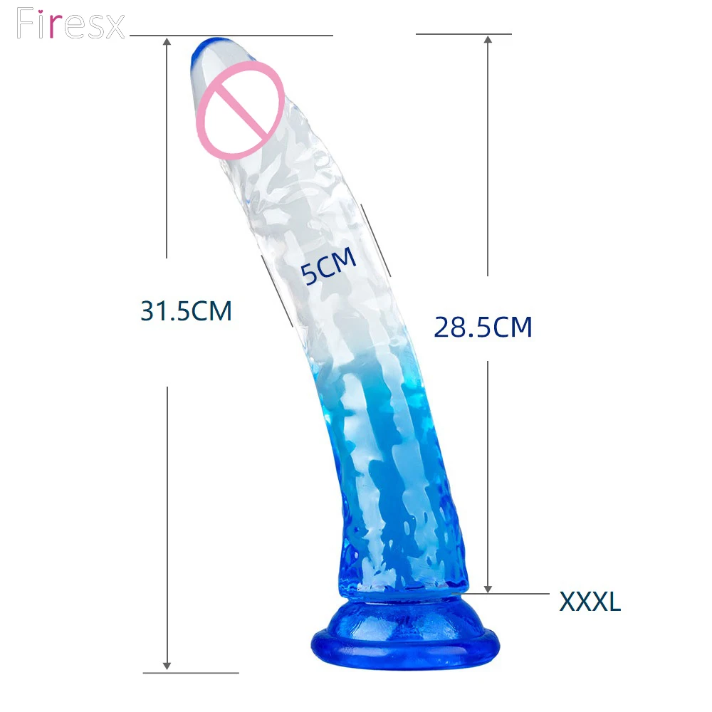 Gode Réaliste avec Ventouse Énorme Pénis Féminin, Point G, Vaginal, Mastjaune, Flexible, Éducatif, Long Pénis, Sex Toys