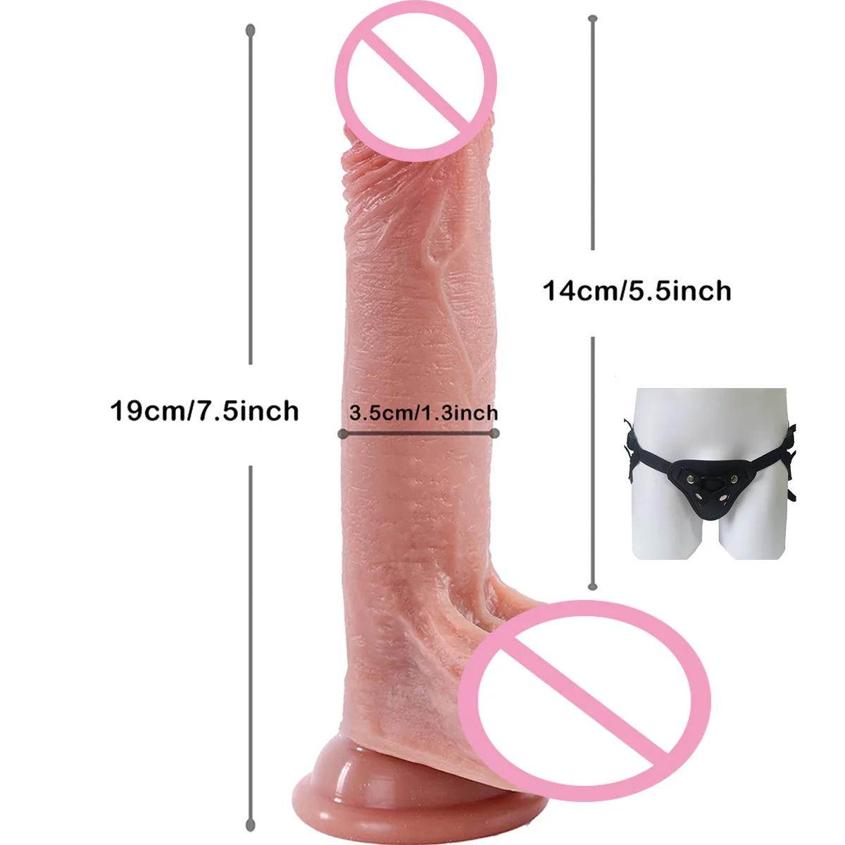 Godemiché Réaliste en Silicone Souple avec Ventouse pour Femme, Jouet Sexuel, Pénis, Fausse Bite, 7 Pouces, sexy adult, anal man, plugs anul masturbateur, sextoy homme, jouet adulte sexey shopping homme, vagin penis
