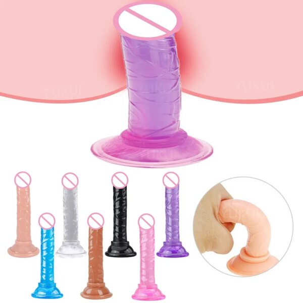 Dilatateur réaliste avec ventouse, jouets sexuels pour femmes et hommes, fausse bite, gros pénis, plug anal anal, mastylunk, gode MSI, 7.0 – Image 2
