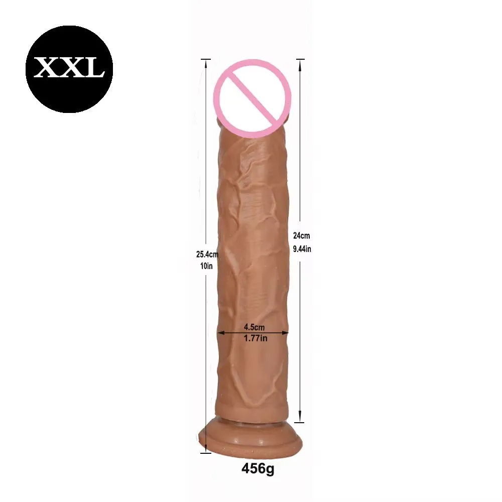 Gros gode en silicone souple à double couche pour hommes et femmes, fausse longue bite réaliste, pénis, plug anal, jouets sexuels pour adultes, masseur vaginal et anal