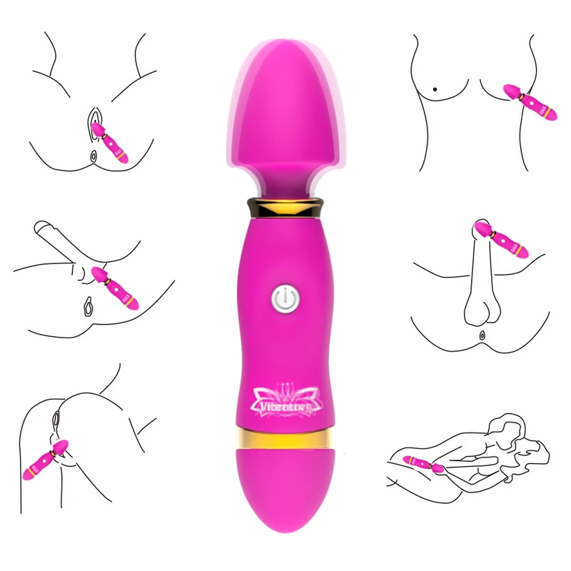 Vibromasseur multi-vitesse pour femme, gode, point G, vagin, clitoris, plug anal, pénis, jouet sext pour couples adultes de 18 ans, 7,0 produits