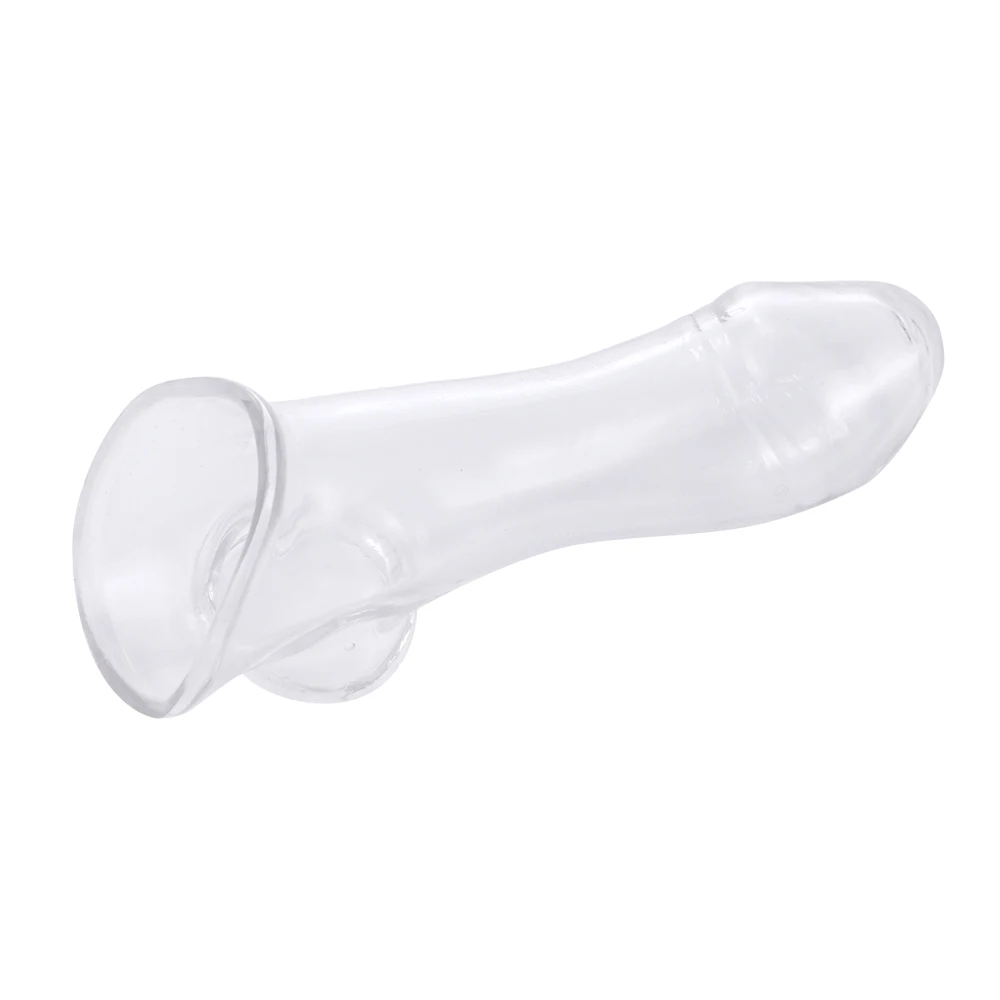 Godemiché avec Manchon de Pénis pour Homme, Boucle d'Éjaculation Retardée, Agrandissement du Genre, Jouets Sexuels, Anneaux de Pénis Retardés, Produits pour Adultes 7.0, 18