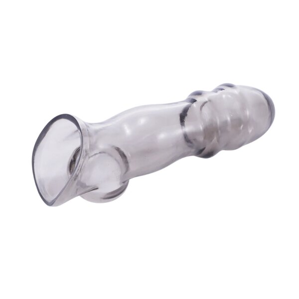 Godemiché avec Manchon de Pénis pour Homme, Boucle d'Éjaculation Retardée, Agrandissement du Genre, Jouets Sexuels, Anneaux de Pénis Retardés, Produits pour Adultes 7.0, 18 – Image 4