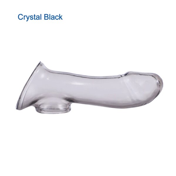 Godemiché avec Manchon de Pénis pour Homme, Boucle d'Éjaculation Retardée, Agrandissement du Genre, Jouets Sexuels, Anneaux de Pénis Retardés, Produits pour Adultes 7.0, 18 – Image 5