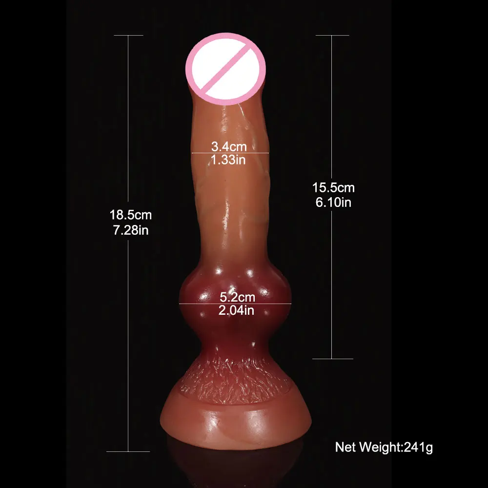 Gode réaliste avec ventouse pour femme, jouet sexuel pour adulte, pénis de simulation, animal, anal, strapon lesbien, pas cher