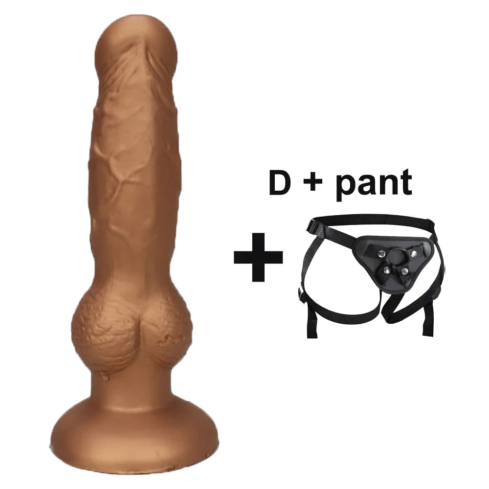 Gode réaliste avec ventouse pour femme, jouet sexuel pour adulte, pénis de simulation, animal, anal, strapon lesbien, pas cher
