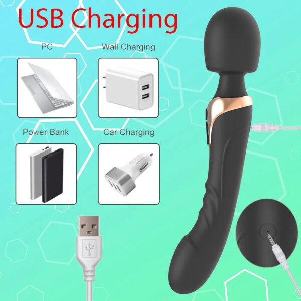 Vibromasseurs chronologiques pour femmes, vibromasseur, gode masseur, masseur point G, jouets sexuels – Image 5