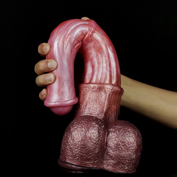 YOCY-Godemiché Réaliste en Silicone de 13.69 Pouces, Énorme Long, pour Éthiculation Anale, Point G, Pénis avec Ventouse, Sex Shop pour Adulte – Image 5