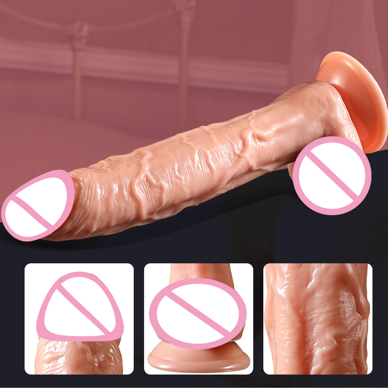 Gode réaliste en silicone pour femmes et hommes, Sex Shop, Produits pour adultes avec ventouse, Pénis Él, Bite douce, Anal, Sex Toys