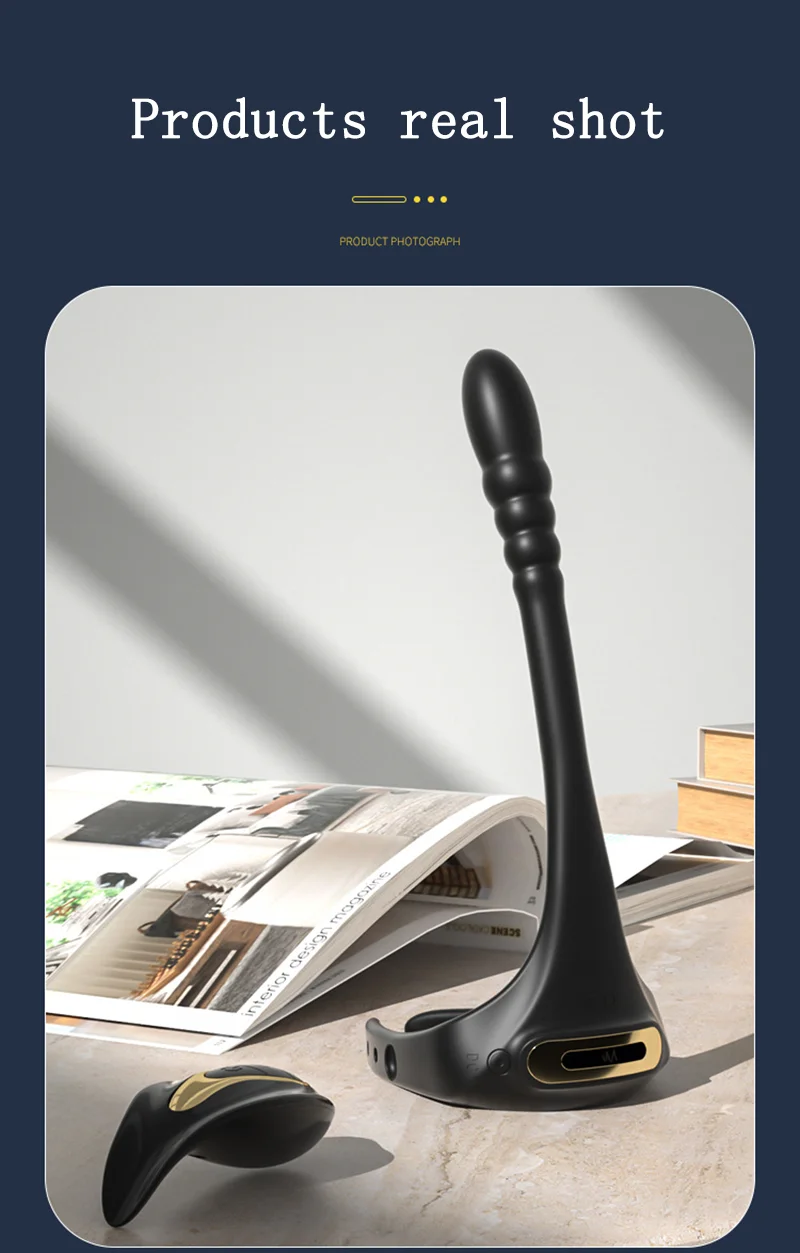 Vibromasseur d'anneau de pénis réglable, éjaculation retardée, agrandissement, érection, perle de nervure anale, massage de la prostate, jouet sexuel masculin adulte