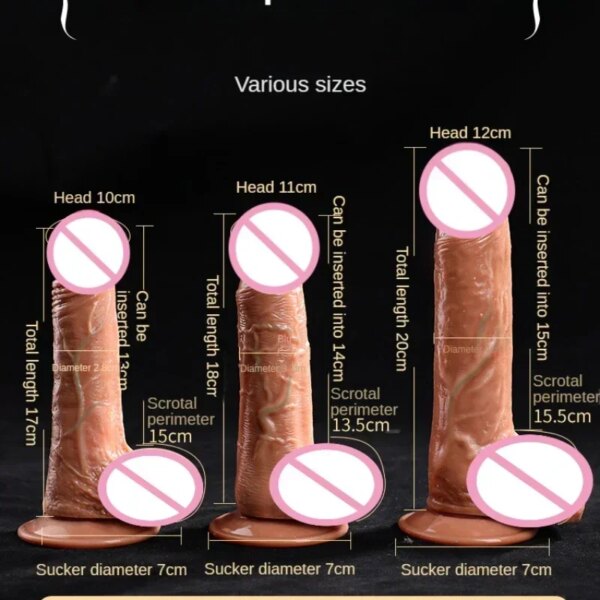 Jouets sexuels Big Dick pour femmes, gode de confort de dureté, jouet sexuel adulte, pénis TPE, gode réaliste éducatif pour femmes, 18 – Image 6