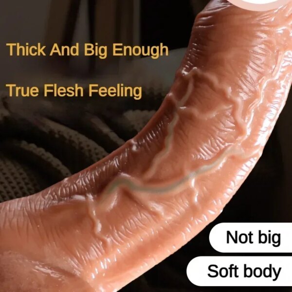 Jouets sexuels Big Dick pour femmes, gode de confort de dureté, jouet sexuel adulte, pénis TPE, gode réaliste éducatif pour femmes, 18 – Image 4