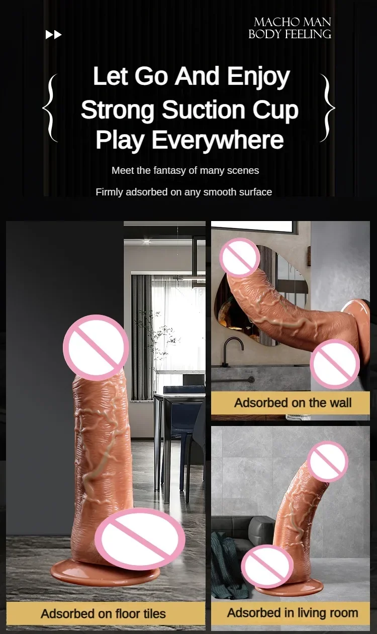 Jouets sexuels Big Dick pour femmes, gode de confort de dureté, jouet sexuel adulte, pénis TPE, gode réaliste éducatif pour femmes, 18
