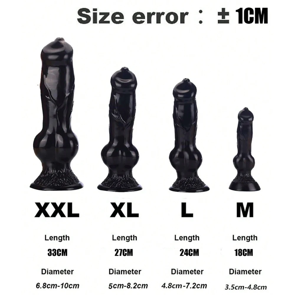 Énorme gode animal ou chien, pénis réaliste avec ventouse, gros plug anal, bite angiMonster, fournitures pour adultes, hommes et femmes