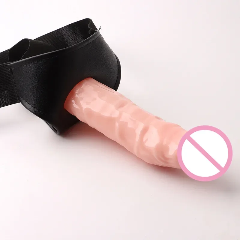 Sous-vêtements gode à sangle pour hommes et femmes, pénis creux portable, ceinture de pantalon à manches arc-en-ciel, jouet sexuel pour gay, gode éducatif