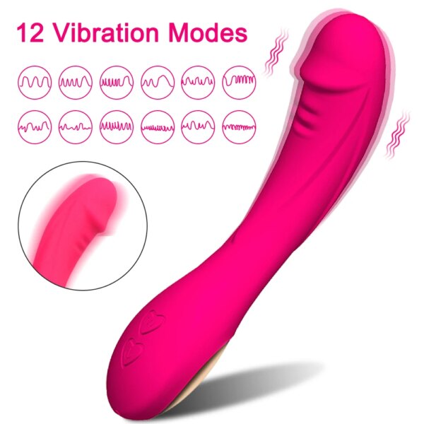 Vibromasseur point G pour femme, gode, vagin injuste, anticlitoris, sensation de peau douce, jouets sexuels, produits pour adultes, 7,0 – Image 3