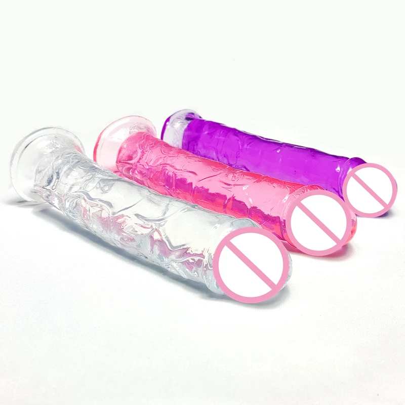 Godemichet Réaliste avec Ventouse pour Femme et Homme, Énorme Gelée, Jouets Sexuels Éducatifs, Fausse Bite, Gros Pénis, Plug Anal, Sex Shop, 7.0