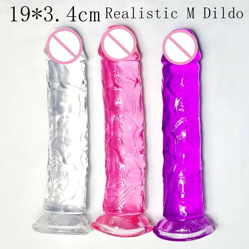 Godemichet Réaliste avec Ventouse pour Femme et Homme, Énorme Gelée, Jouets Sexuels Éducatifs, Fausse Bite, Gros Pénis, Plug Anal, Sex Shop, 7.0