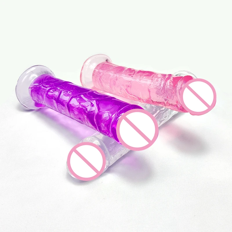 Godemichet Réaliste avec Ventouse pour Femme et Homme, Énorme Gelée, Jouets Sexuels Éducatifs, Fausse Bite, Gros Pénis, Plug Anal, Sex Shop, 7.0