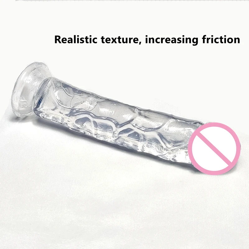 Godemichet Réaliste avec Ventouse pour Femme et Homme, Énorme Gelée, Jouets Sexuels Éducatifs, Fausse Bite, Gros Pénis, Plug Anal, Sex Shop, 7.0