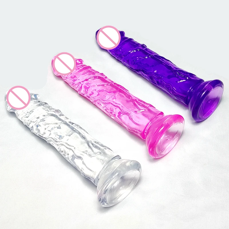 Godemichet Réaliste avec Ventouse pour Femme et Homme, Énorme Gelée, Jouets Sexuels Éducatifs, Fausse Bite, Gros Pénis, Plug Anal, Sex Shop, 7.0